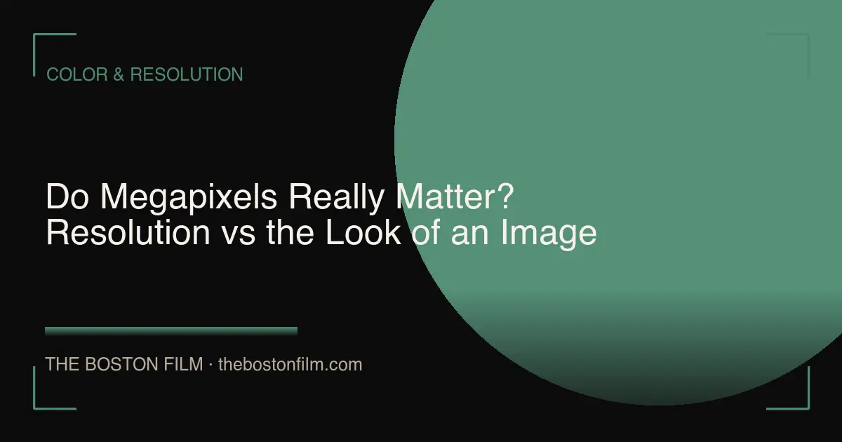 Do Megapixels Really Matter? Resolution vs the Look of an Image