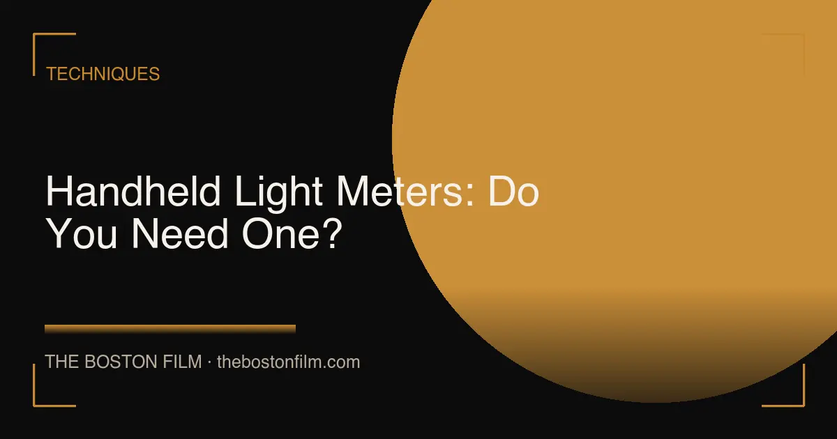 Handheld Light Meters: Do You Need One?