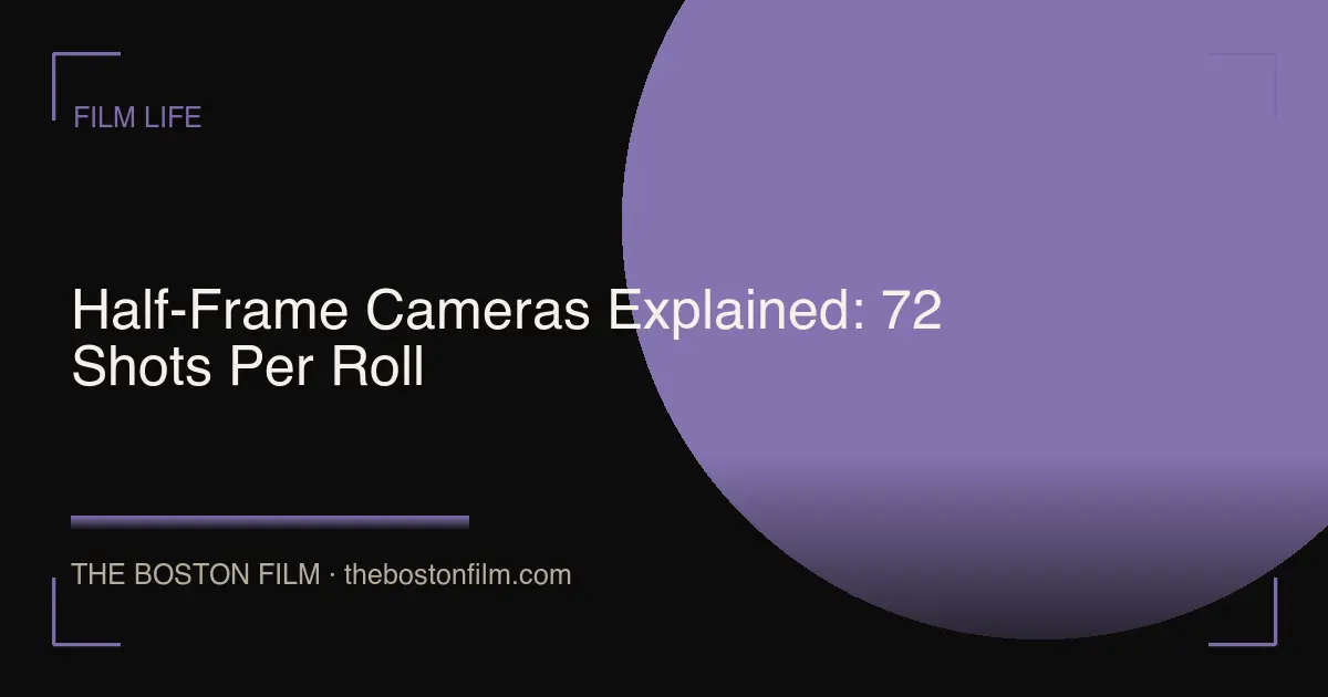 Half-Frame Cameras Explained: 72 Shots Per Roll