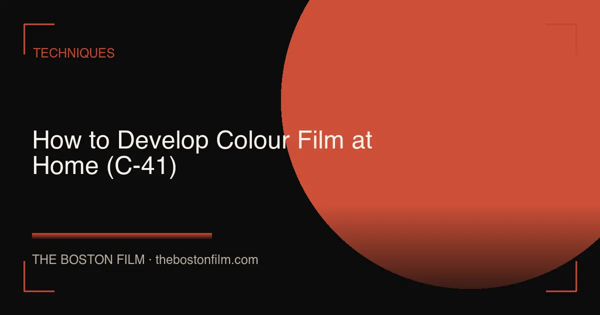 How to Develop Colour Film at Home (C-41)