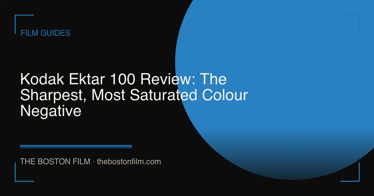Kodak Ektar 100 Review: The Sharpest, Most Saturated Colour Negative
