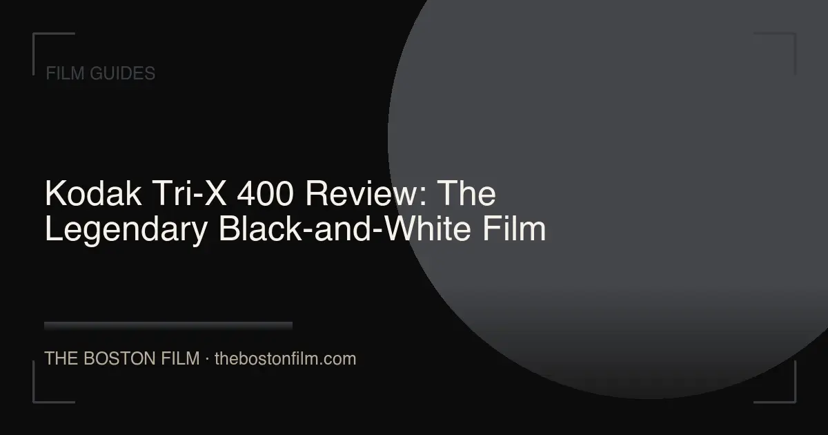 Kodak Tri-X 400 Review: The Legendary Black-and-White Film