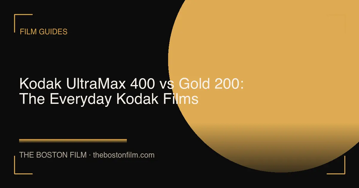 Kodak UltraMax 400 vs Gold 200: The Everyday Kodak Films