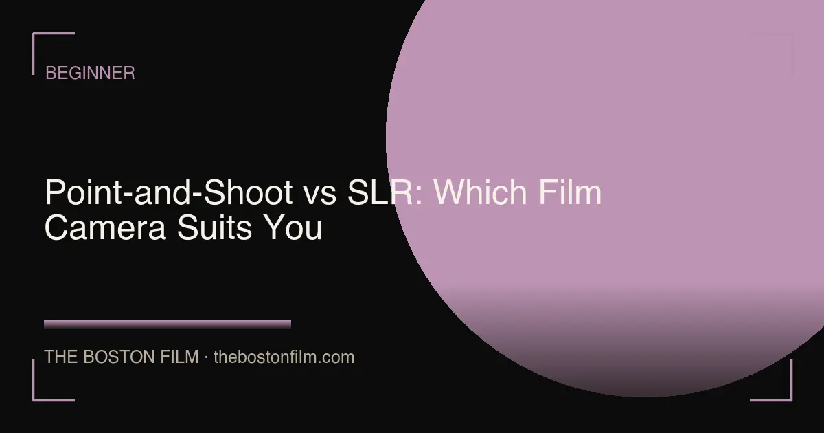 Point-and-Shoot vs SLR: Which Film Camera Suits You