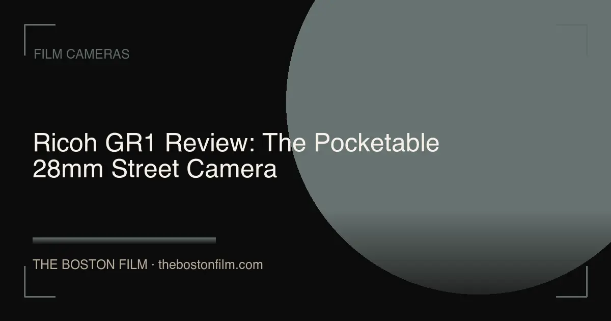 Ricoh GR1 Review: The Pocketable 28mm Street Camera