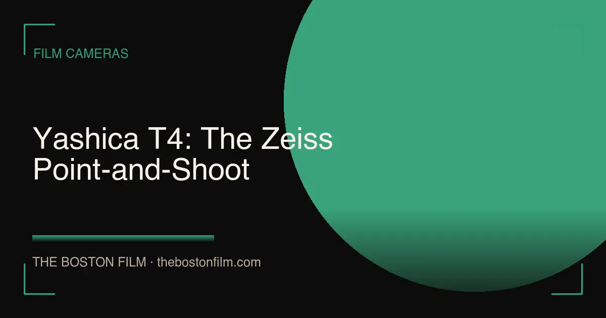 Yashica T4: The Zeiss Point-and-Shoot